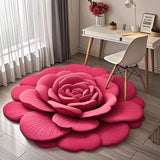 3D Floral Plush & Diatomaceous Earth Floor Mat