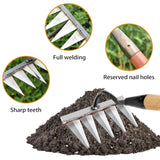 Sharpen™ Carbon Steel Garden Weeding Rake